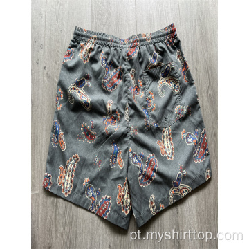 Shorts de praia de secagem rápida dos homens